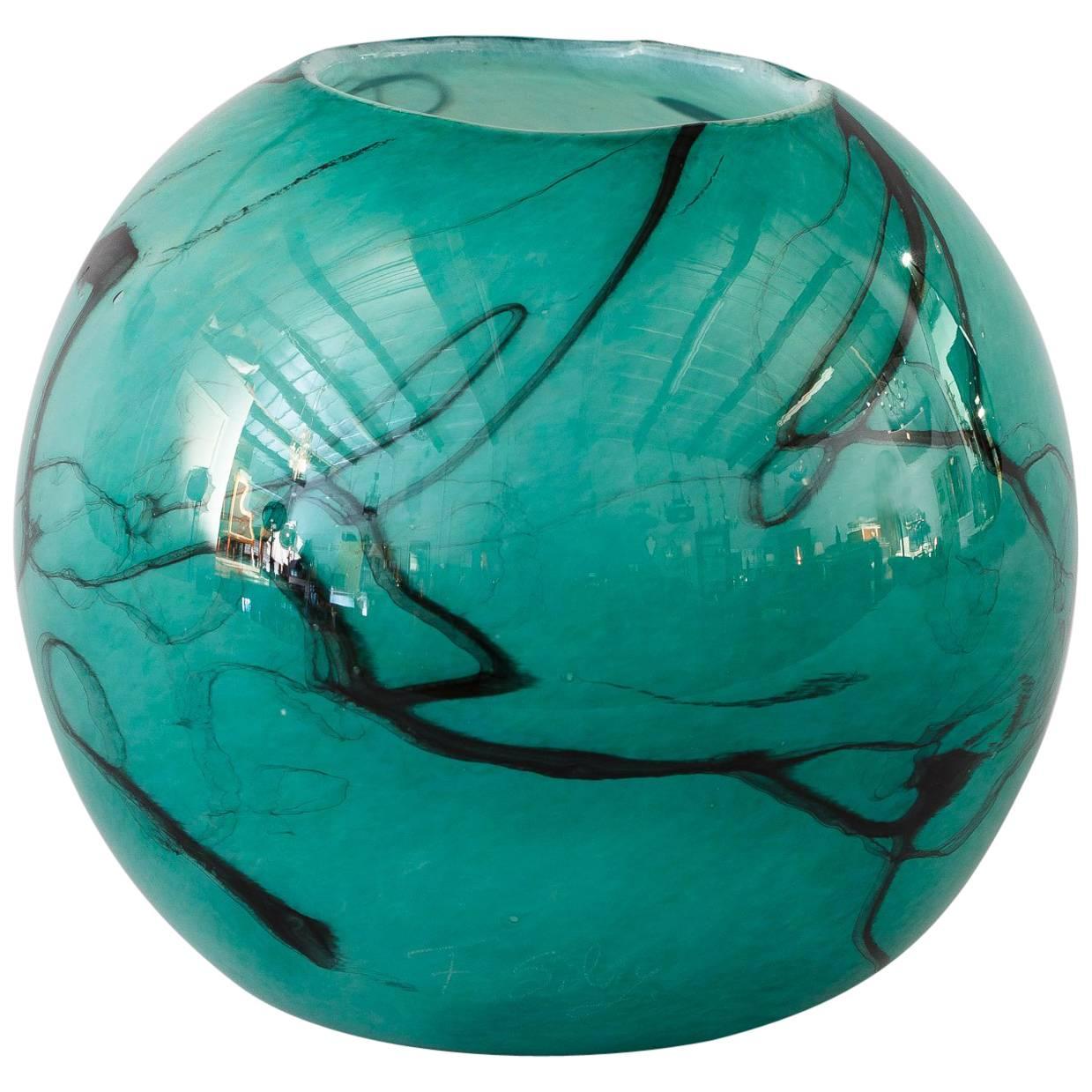 Contemporary French Glass Vase