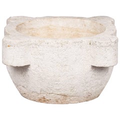 Early 1900s French Limestone Mortar