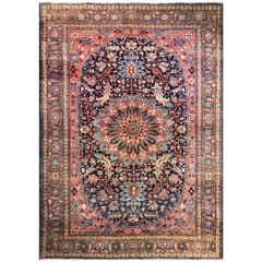 Antique Persian Heriz Sherabian Carpet