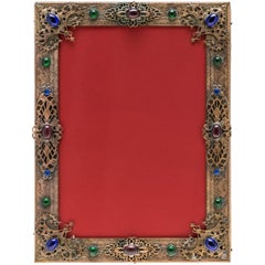 Jeweled Gilt Bronze Picture Frame