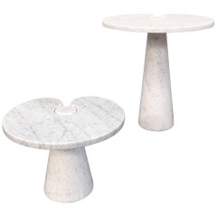 White Carrara Marble "Eros" Tables by Angelo Mangiarotti for Skipper 5