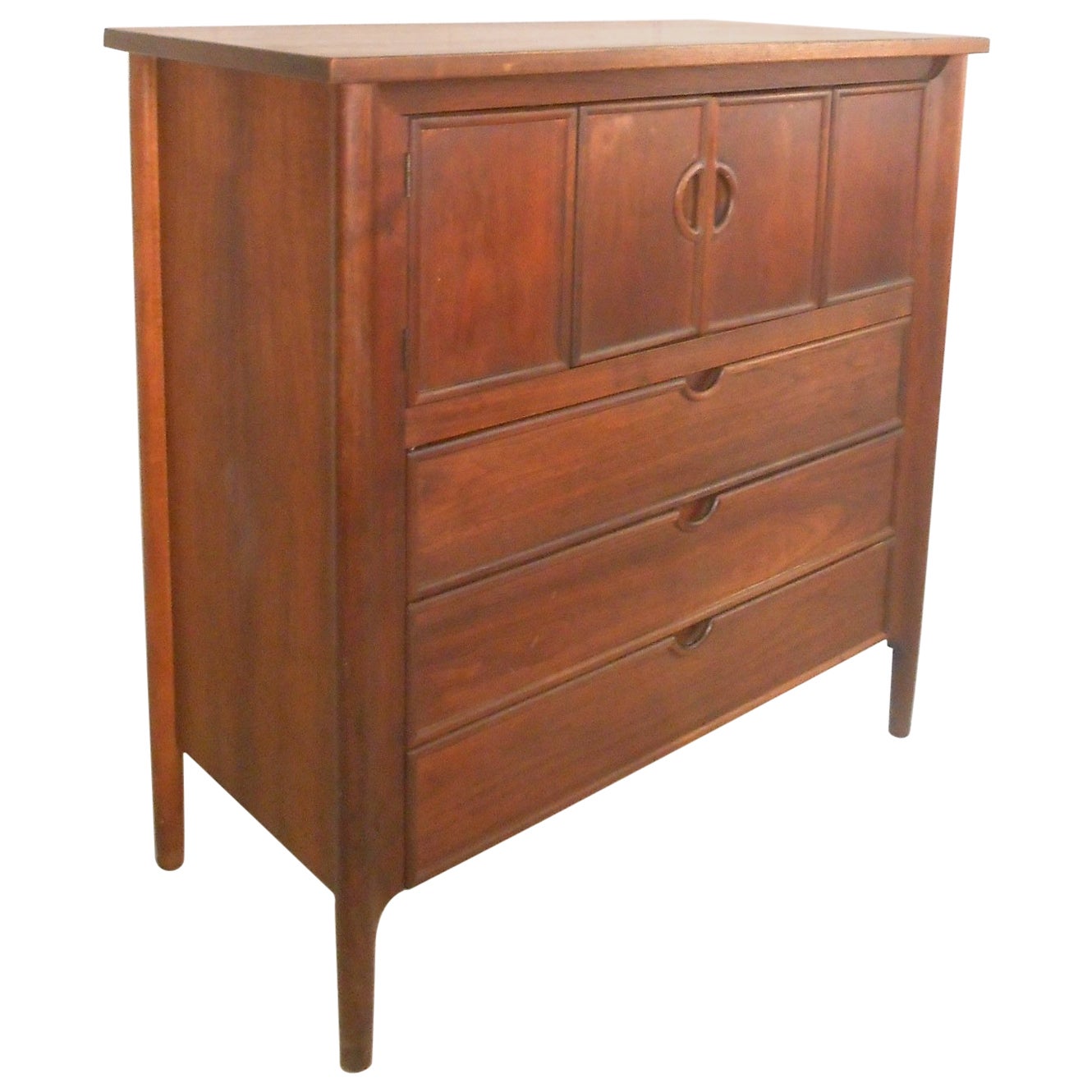 MidCentury Gentleman's Chest with Louvered Front by Thomasville For