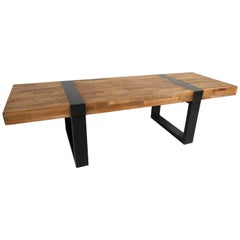 Amazing Mid-Century Modern Style Industrial Coffee Table