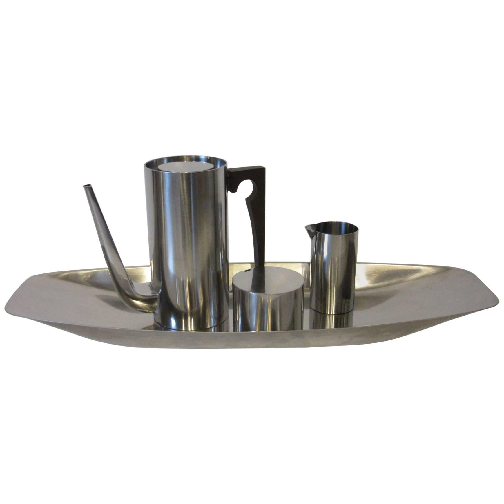 Arne Jacobsen Designed Stelton Danish Coffee Set 