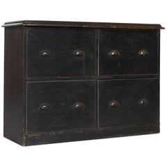 Pine Bank of Drawers, circa 1890
