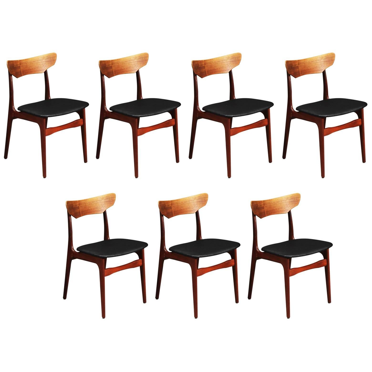 Up to Seven Schønning & Elgaard Dining Chairs For Sale