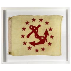 Antique Commodore Flag, Yacht Club