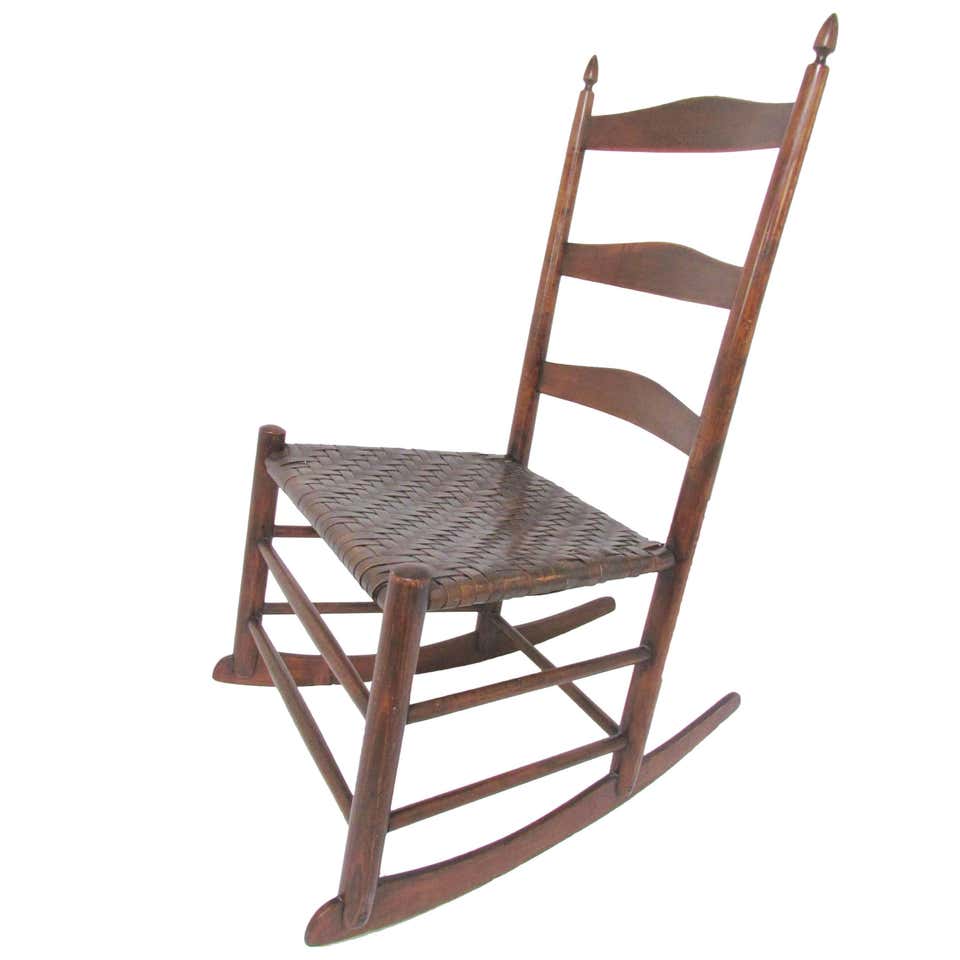 Authentic Original Mt. Lebanon Shaker No. 3 Rocking Chair at 1stDibs ...