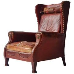 Leather Lounge Chair by Otto Schulz