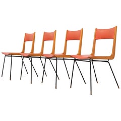 Set of Four Boomerang Chairs by Carlo Ratti
