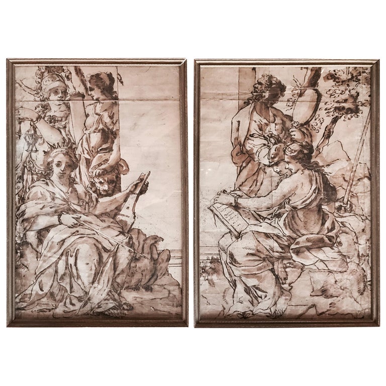 Pair of Old Master Drawings For Sale at 1stDibs | old master drawings