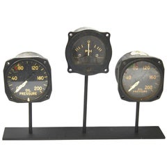 Vintage Rare WWII Gauges from B-17 and B-24 Airplanes