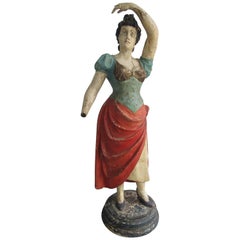 Circus Wagon Folk Art Dancing Figure 2