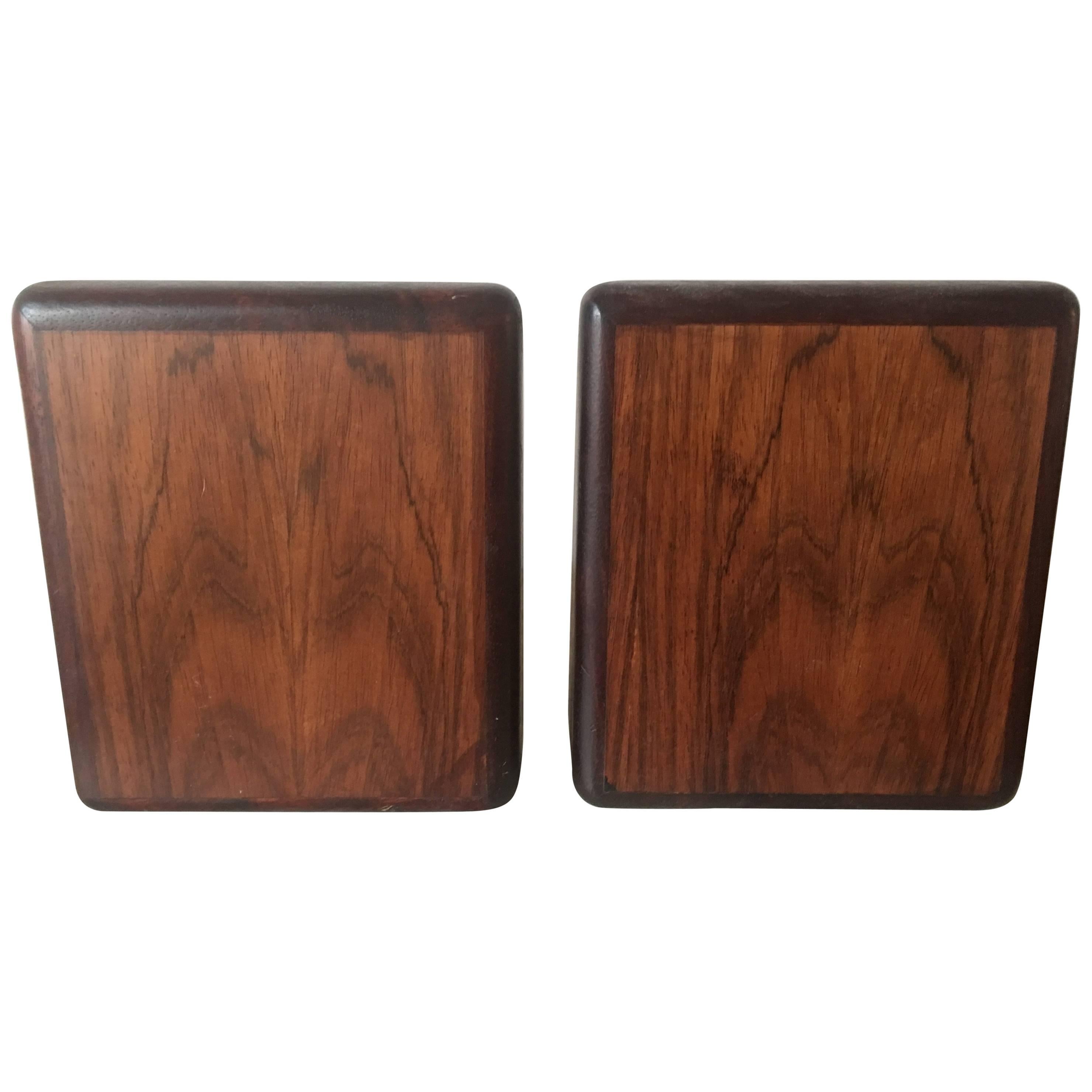 Rosewood Bookends