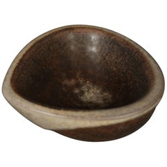 Michael Andersen, Stoneware Small Bowl with 'Harrepels' Glaze, 1930s