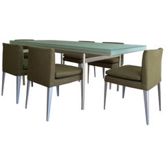 B&B Italia Dining Suite with Six 'Eunice' Dining Chairs & 'Angiolo' Dining Table