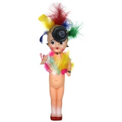 Vintage 1940s Celluloid Carnival Kewpie Doll--6 Available