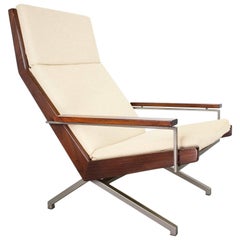 Vintage Lounge Chair Model Lotus by Dutch Industrial Designer Rob Parry, 1960s, Holland