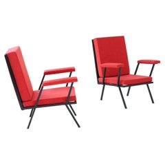 Italian Iron Armchairs, 1950s , Set of Two 5