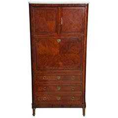 French Vanity Cabinet Int.Three-Way Mirror- Converted Louis XVISecretary 19th c. 12