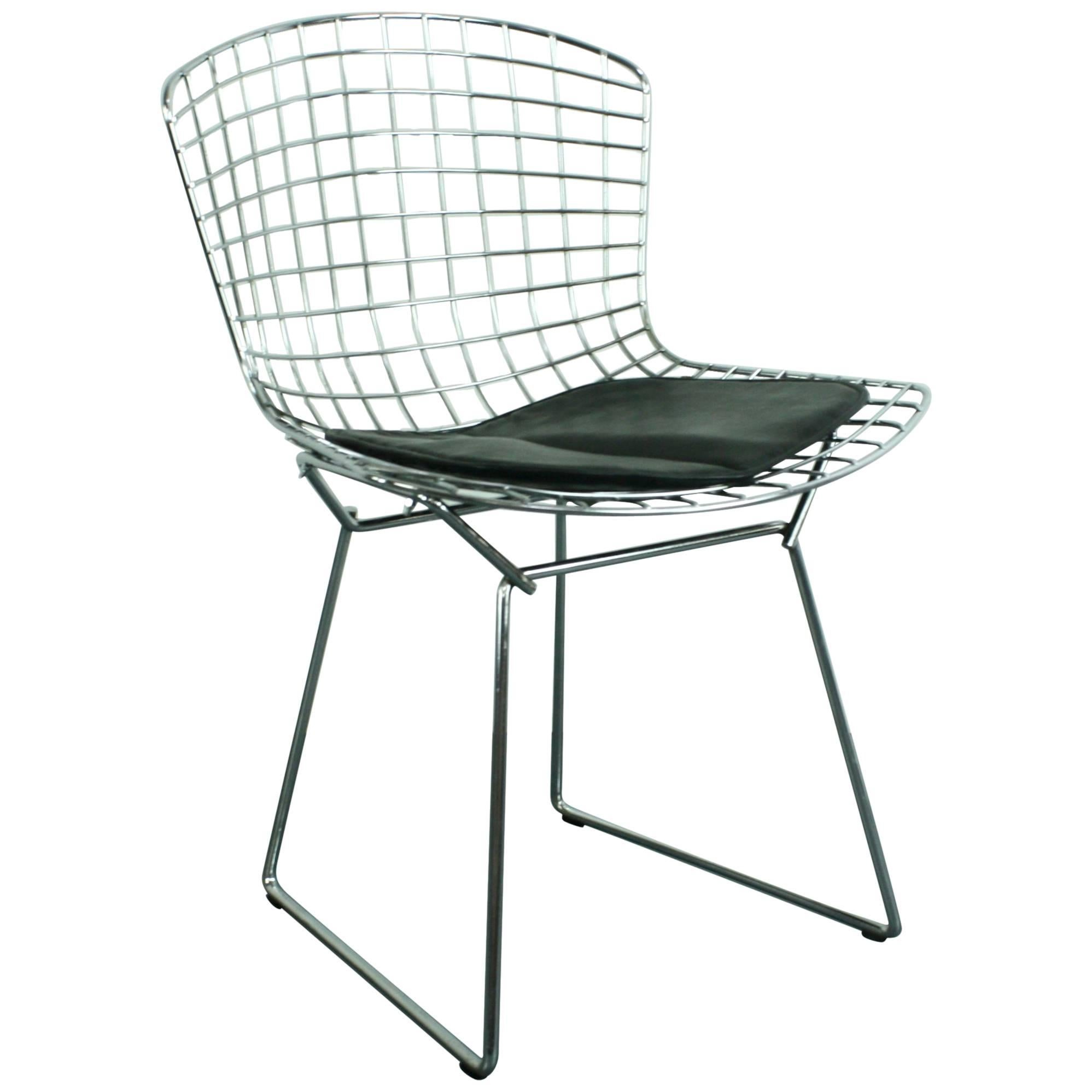 Vintage Mid-Century Side Chair Designed by Harry Bertoia for Knoll For Sale