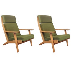 Armchair with High Back, Model GE290A by Hans J. Wegner and GETAMA, 1960s