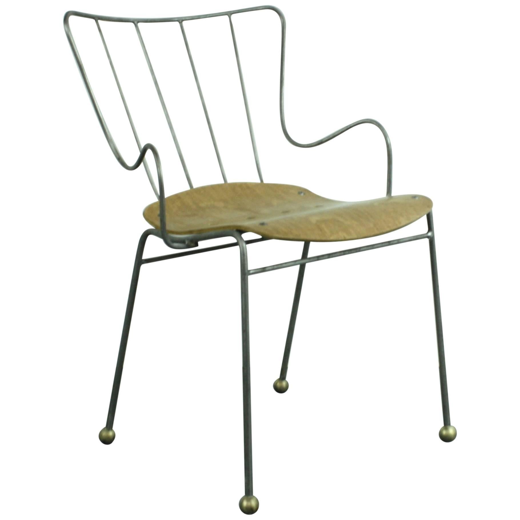 1950s British Antelope Chair Designed by Ernest Race For Sale