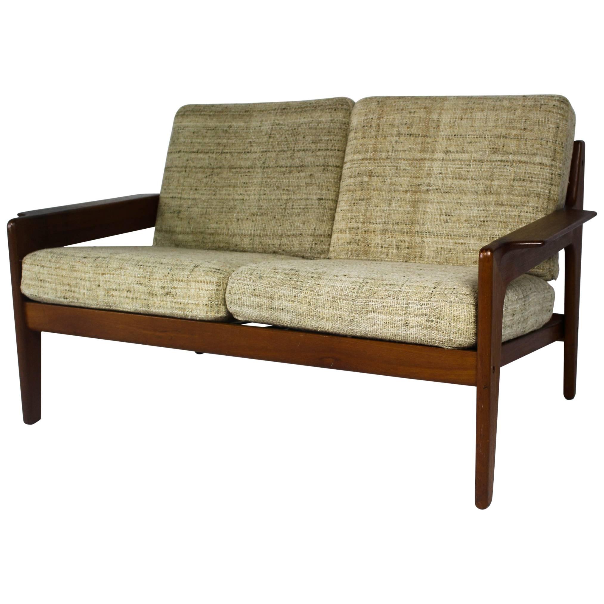 Arne Wahl Iversen Vintage Danish Teak Sofa for Komfort, 1960s For Sale