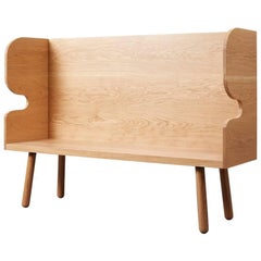 Plank Settle Bench by Sue Skeen for the New Craftsmen