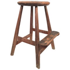 newenglandloom Antique 19th Century New England Loom Stool