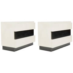 Magnificent Pair of Dan Johnson Chest of Drawers for Hayden Hall