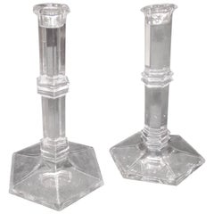 Retro Crystal Candlesticks by Tiffany & Co