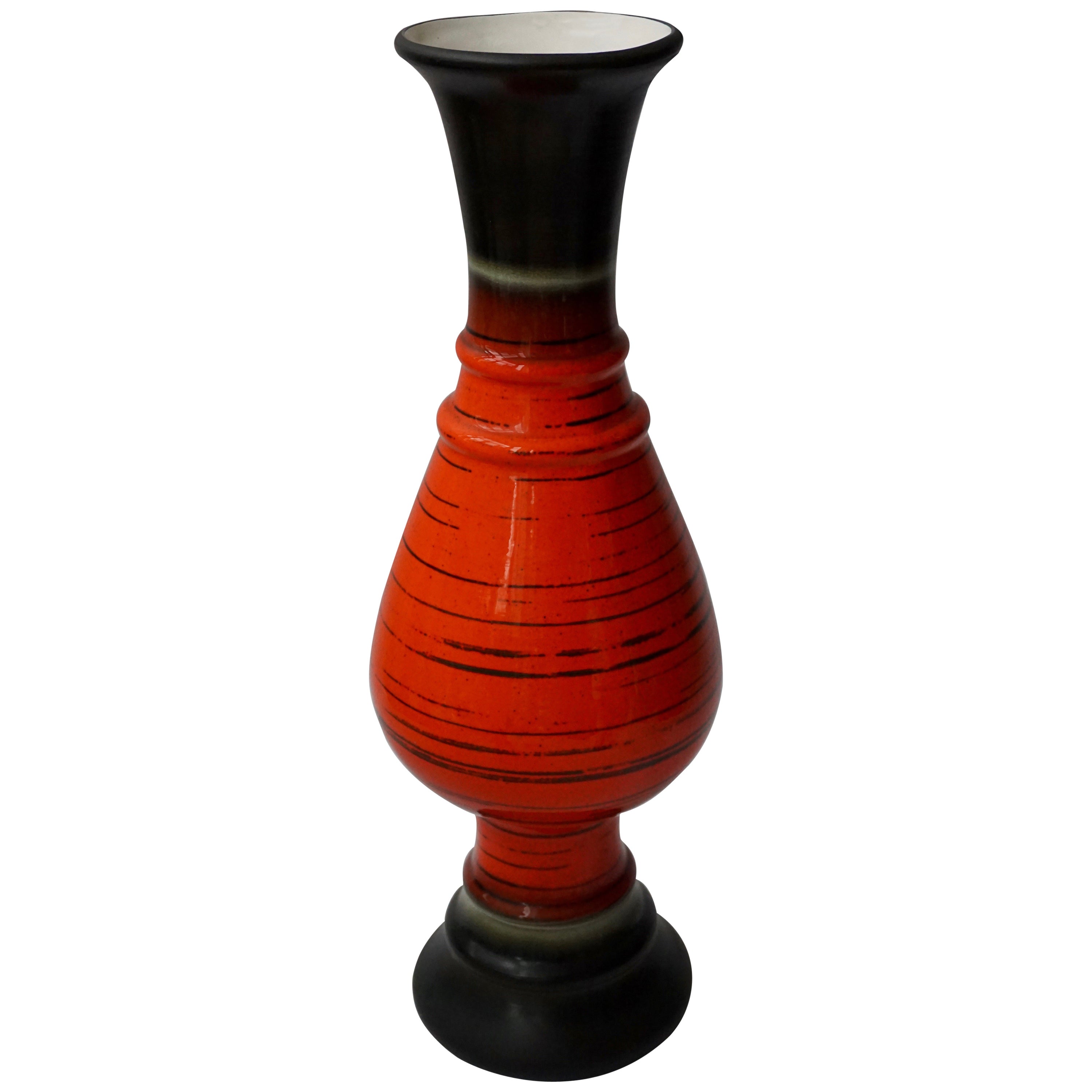 Large Ceramic Vase by Peter Schlessinger at 1stDibs