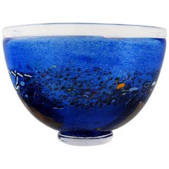 Art Glass Bowl, Designed by Bertel Vallien, Made by Kosta Boda