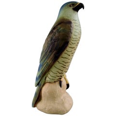 B&G Large Falcon, Figurine in Ceramic, Number 1892, Designed by Niels Nielsen