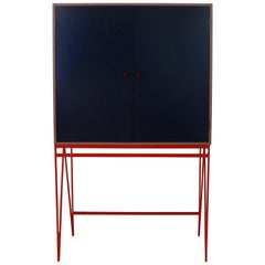 Bespoke Colour Play Cabinet with Recycled Plastic Doors