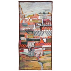 Sought After Handwoven Tapestry Designed by Piotr Grabowski Called 'Holandia'