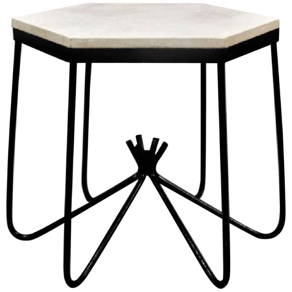  “Hirondelle’ End Table in the Style of Jean Royère