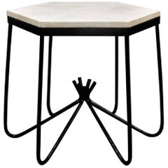  “Hirondelle’ End Table in the Style of Jean Royère