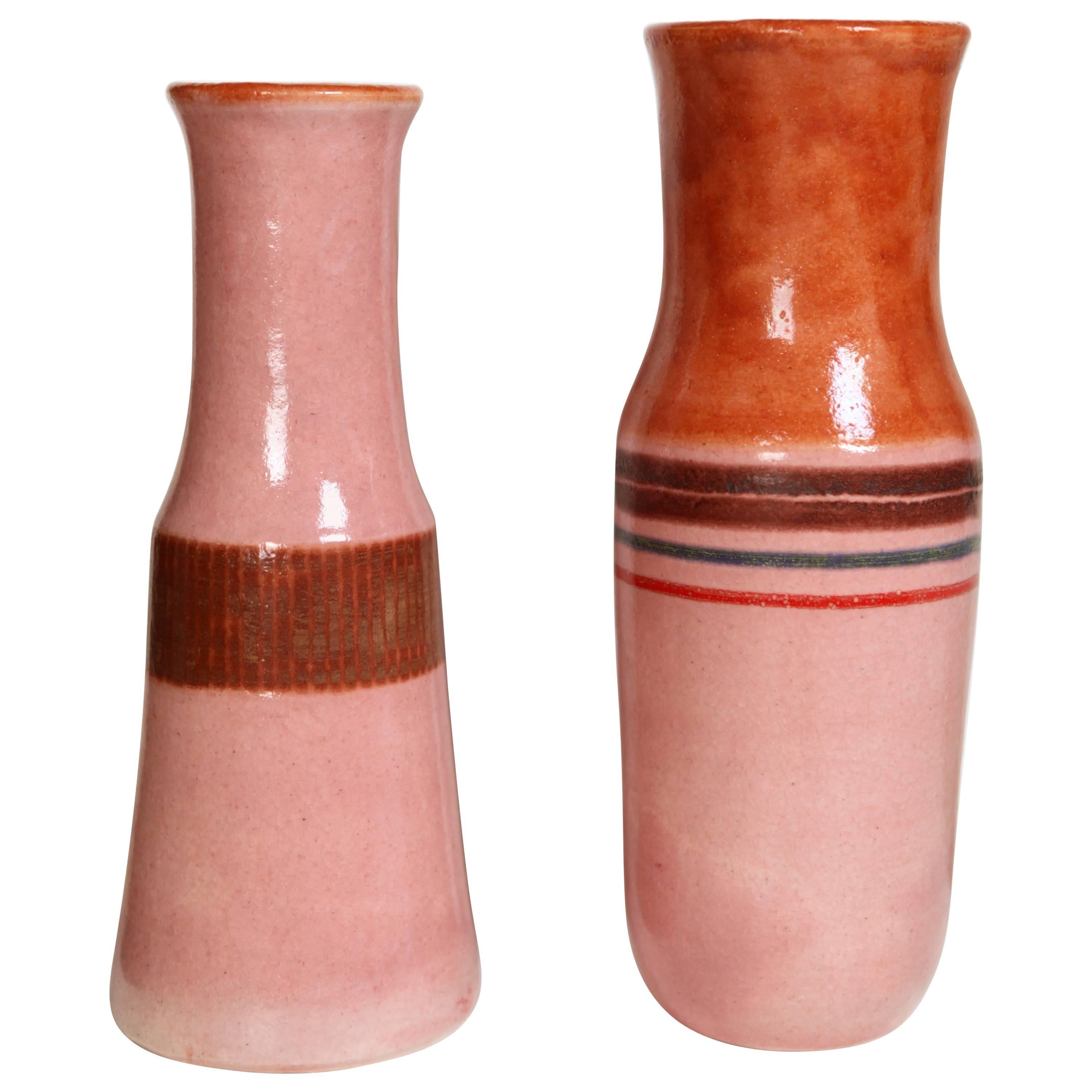 Bruno Gambone, Two Ceramic Vases