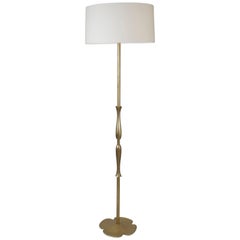20th Century Bronze Floor Lamp Signed by Scarpa