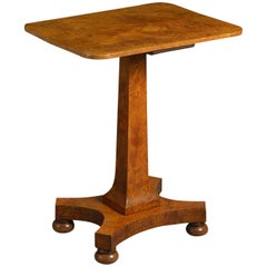 William IV Burr Elm End Table