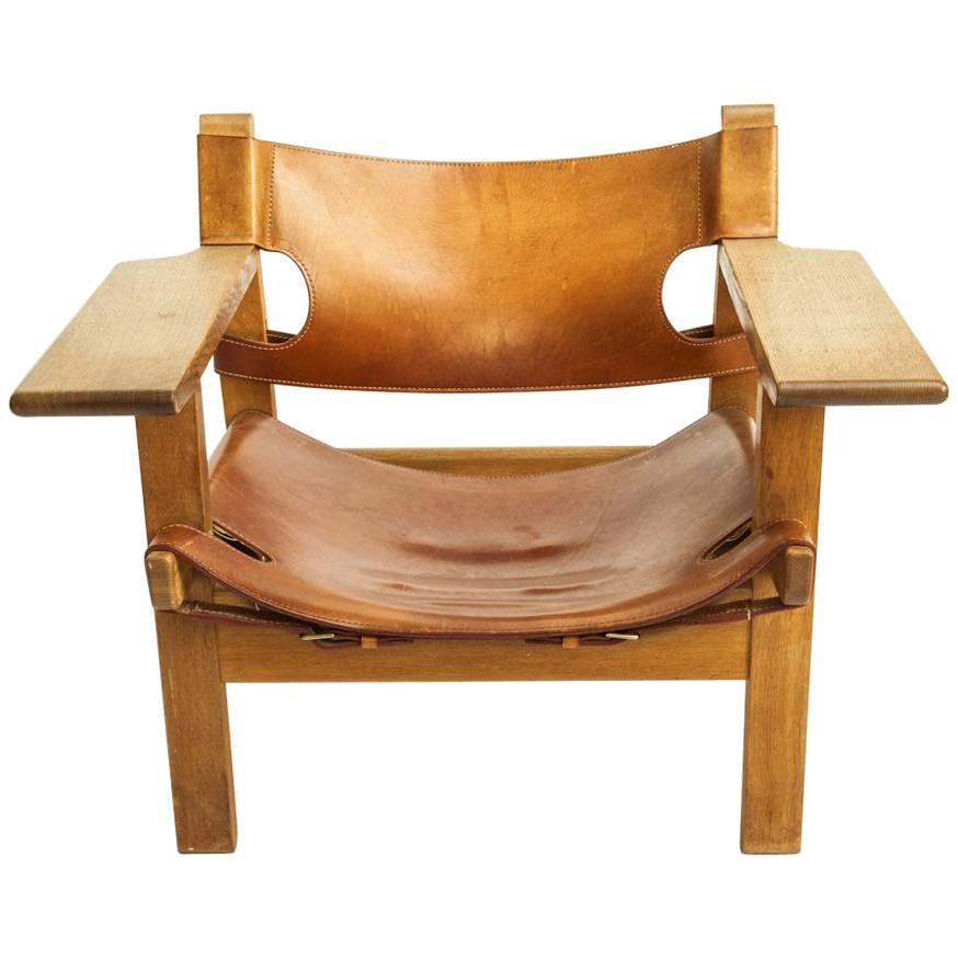 Spanish Chair by Børge Mogensen For Sale