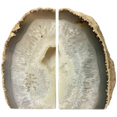 Pair of Vintage Geode Bookends