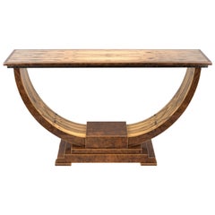 White Ebony Excelsior Console Table
