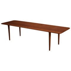 Vintage Scandinavian Solid Teak Coffee Table