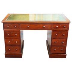 Victorian Mahogany Pedestal Desk 2