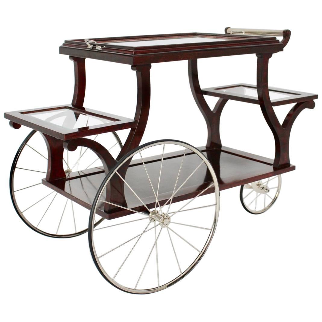 Jugendstil Bar Cart in the Style of Adolf Loos, circa 1902, Vienna For Sale