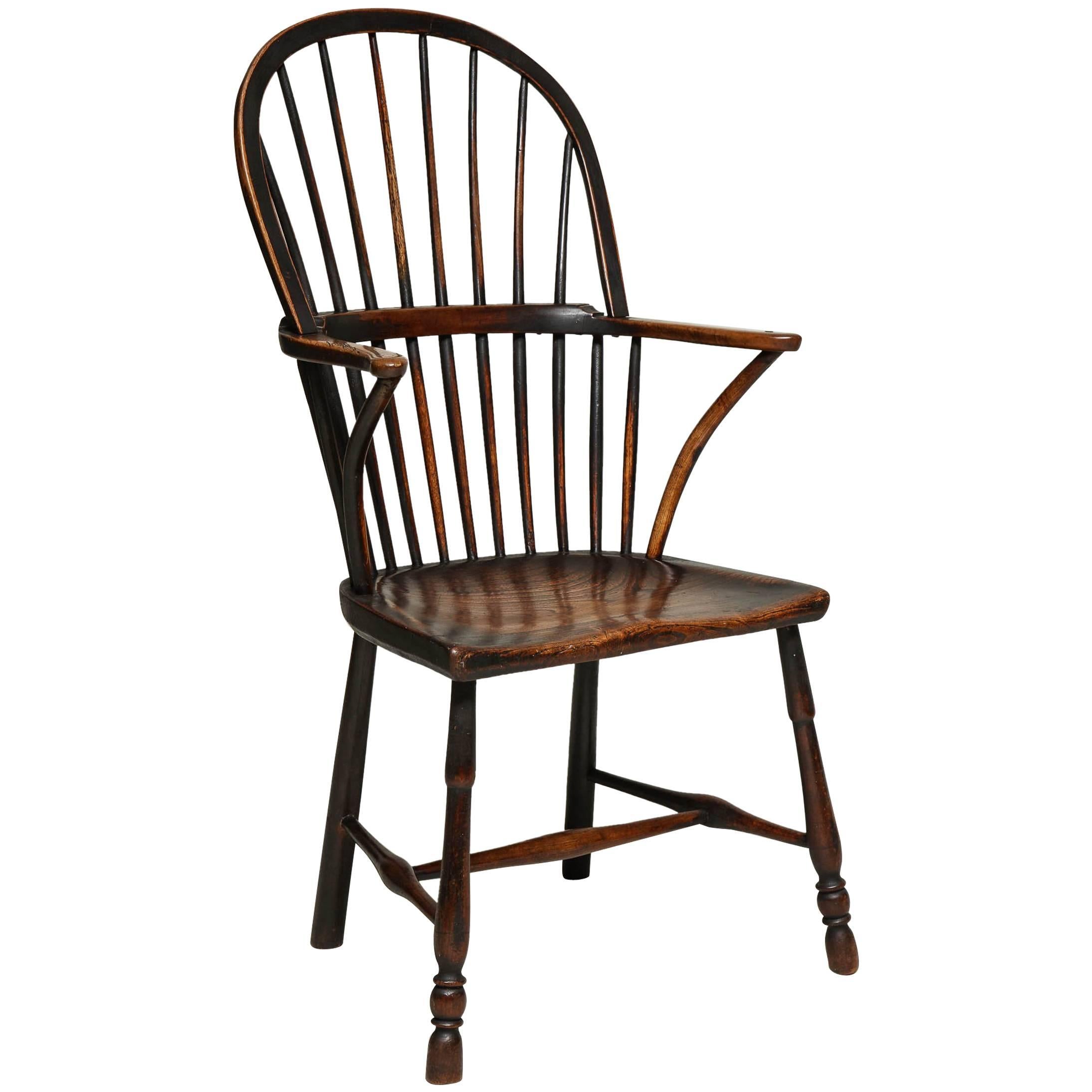 English Hoop Back Windsor Armchair