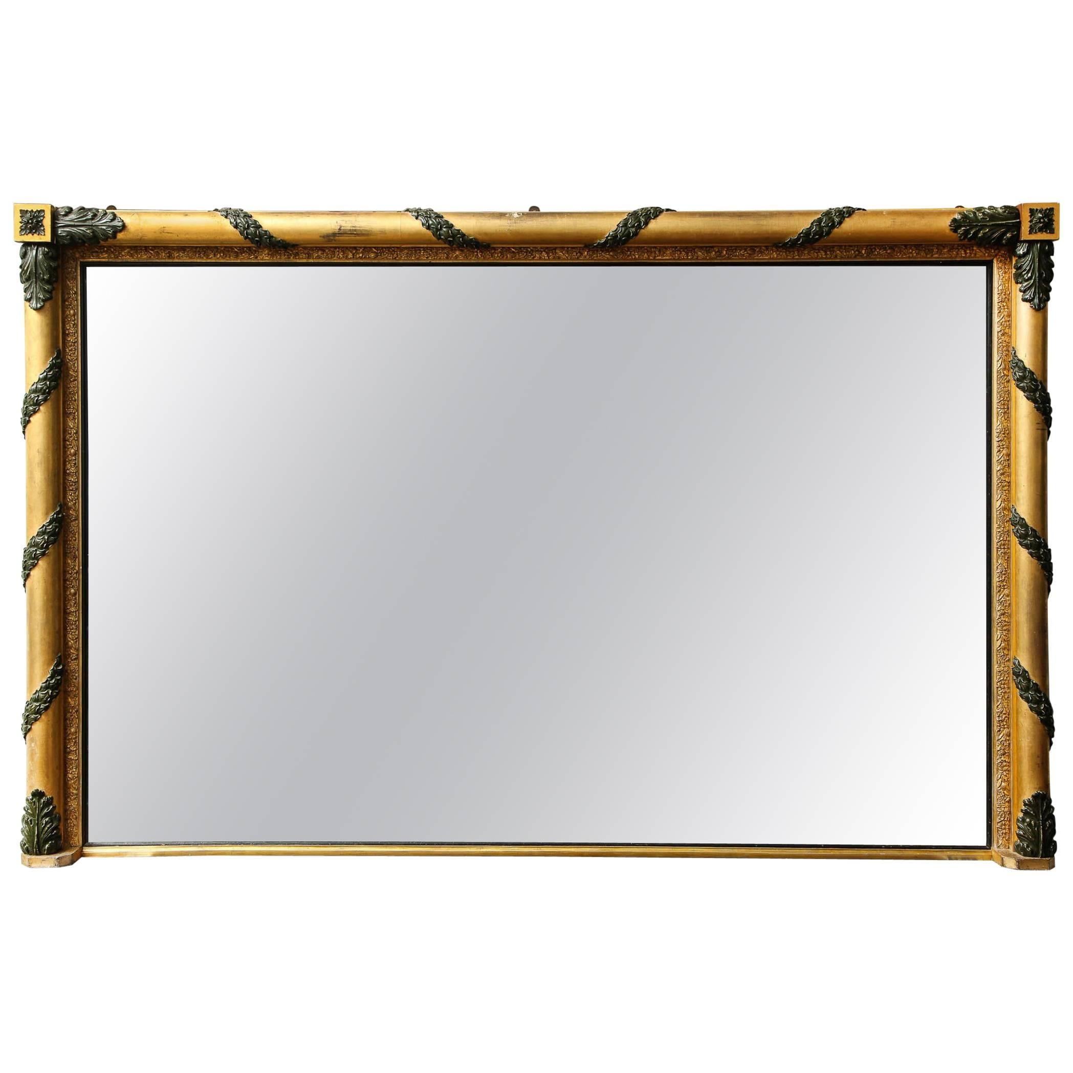 Massive Regency Overmantel Mirror For Sale